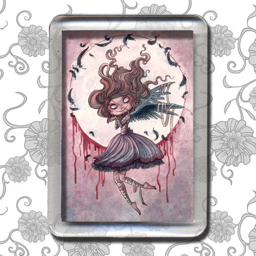 Little Raven Lady - Magnet