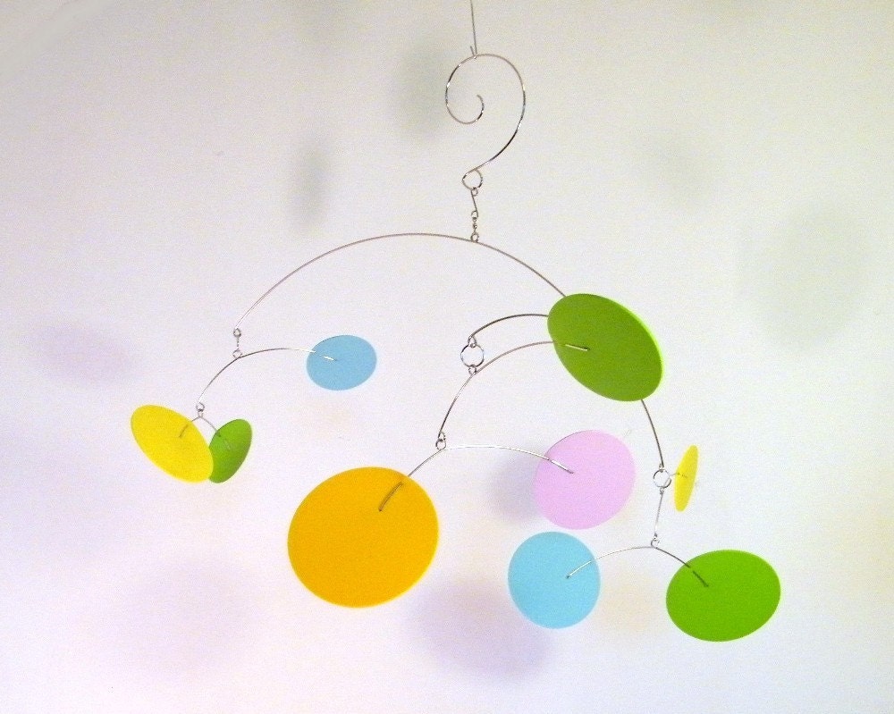 Modern Kinetic Mobile - The Big Dipper, Medium, in Happy
