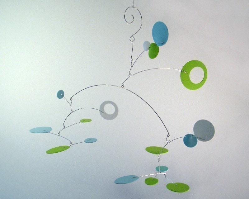 Modern Baby Mobile -The Nebula, in Fresh