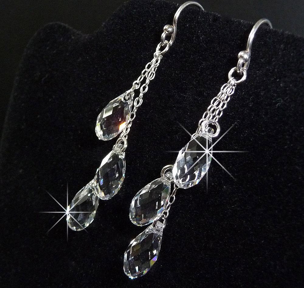 Crystal Earrings, Wedding Earrings, Bridals Earrings, Bridesmaid Gift
