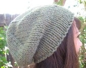 Slouchy Knit Hat,  Knit Hat - Willow