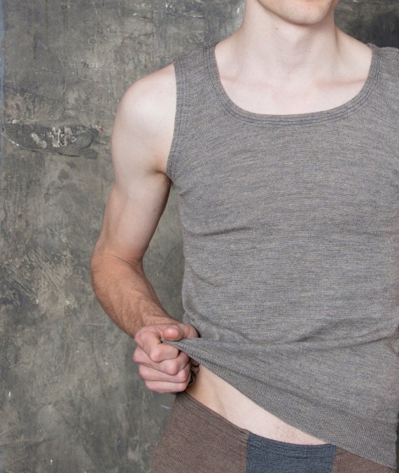fine wool Mens undershirt CUSTOMIZE YOUR OWN