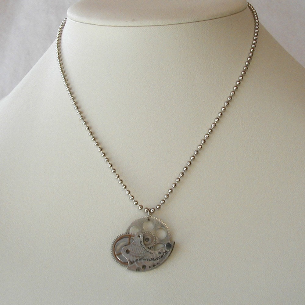 Facade - Unisex - Steampunk Pendant - Reserved for Lucentdelirium