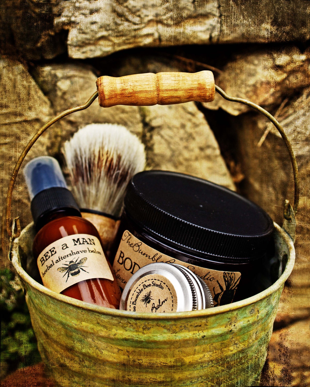 BEE a MAN Essentials Grooming Kit - as featured on the front page of etsy
