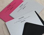 Wish Tree Cards, Personalized, Guest Book Alternative, Monogrammed Stationary - Set of 25