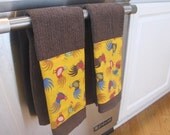 Animal lovers gifts French Barnyard Towel (Chocolate)