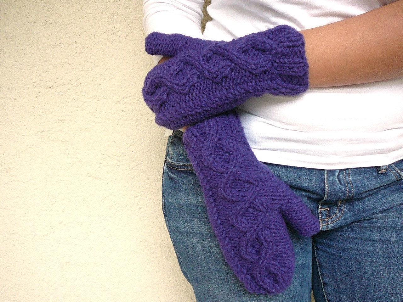 Indigo Blue Gloves