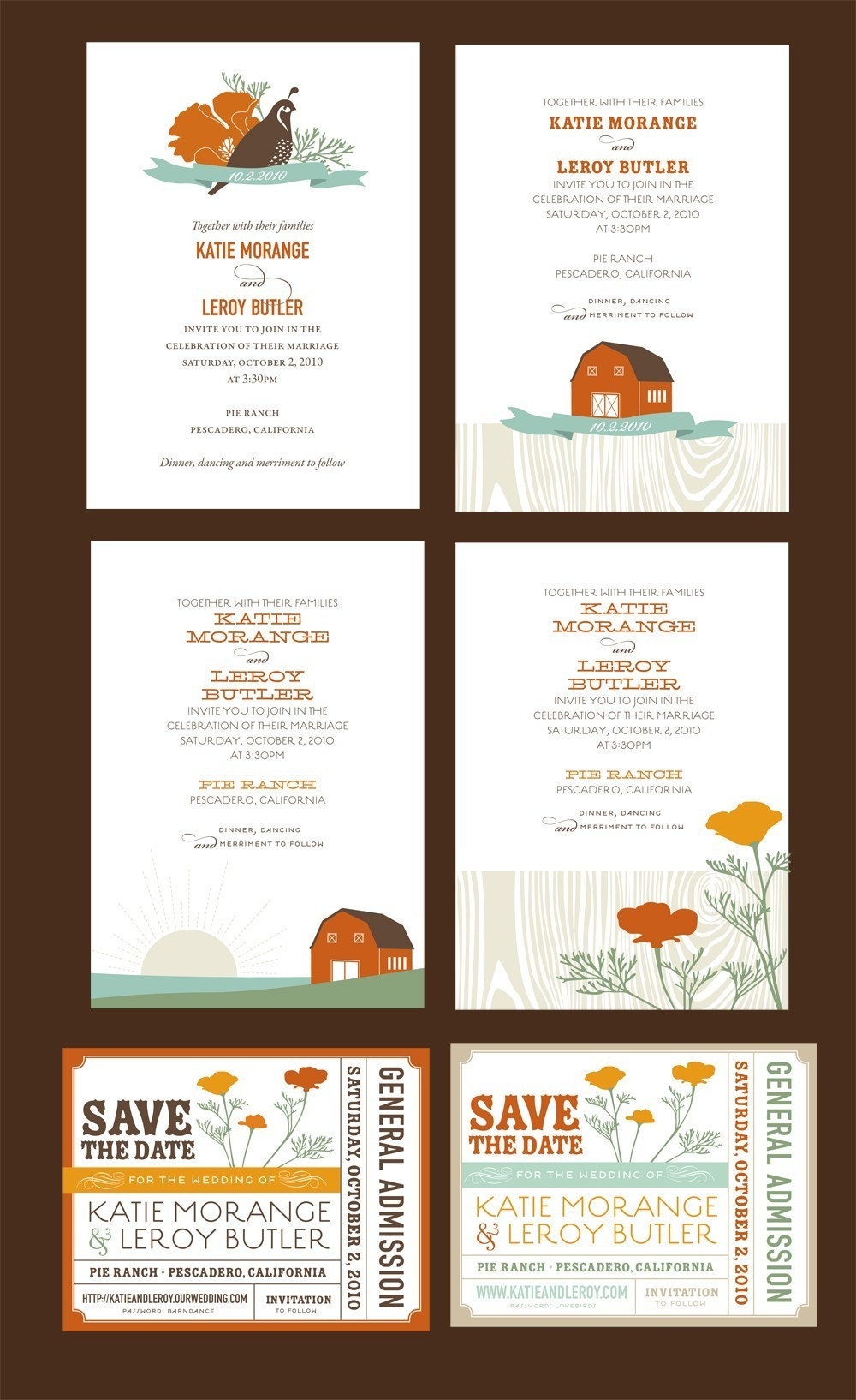 Original C U S T O M Wedding Invitations - Design Fee