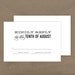 Vintage Type Wedding Invitation