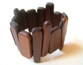 Wood pieces  bracelet - MADE TO ORDER