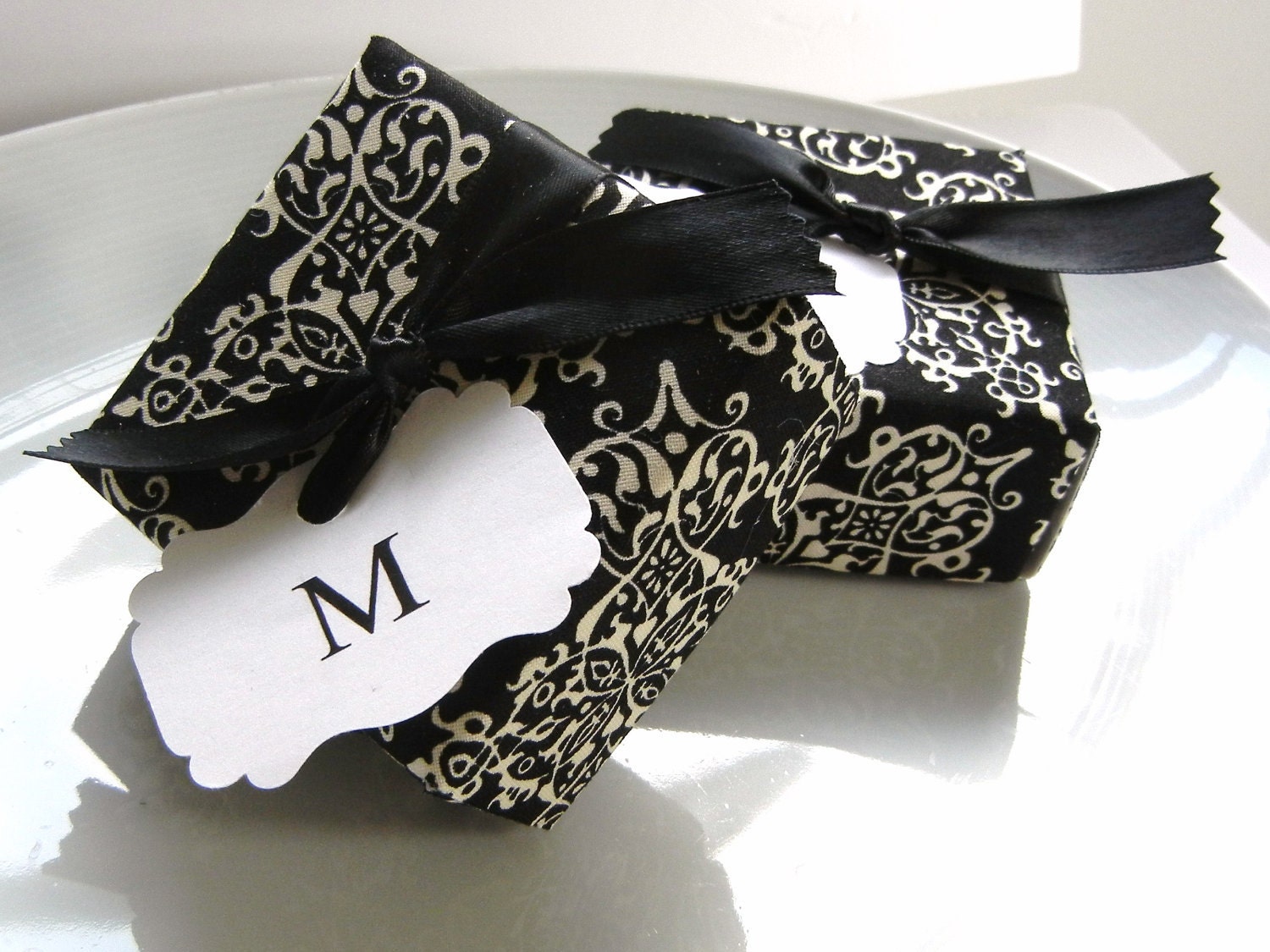 damask gift boxes