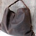 Brown Antiqued Leather Hobo Bag by Stacy Leigh RESERVED for Osuchick