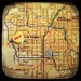 hello vegas custom candy heart map art 5x5 ttv photo print - free shipping