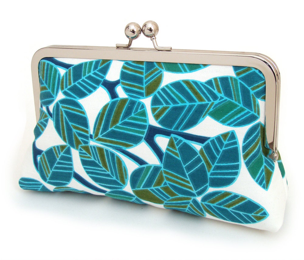 The Oak and the Ash, silk-lined clutch bag