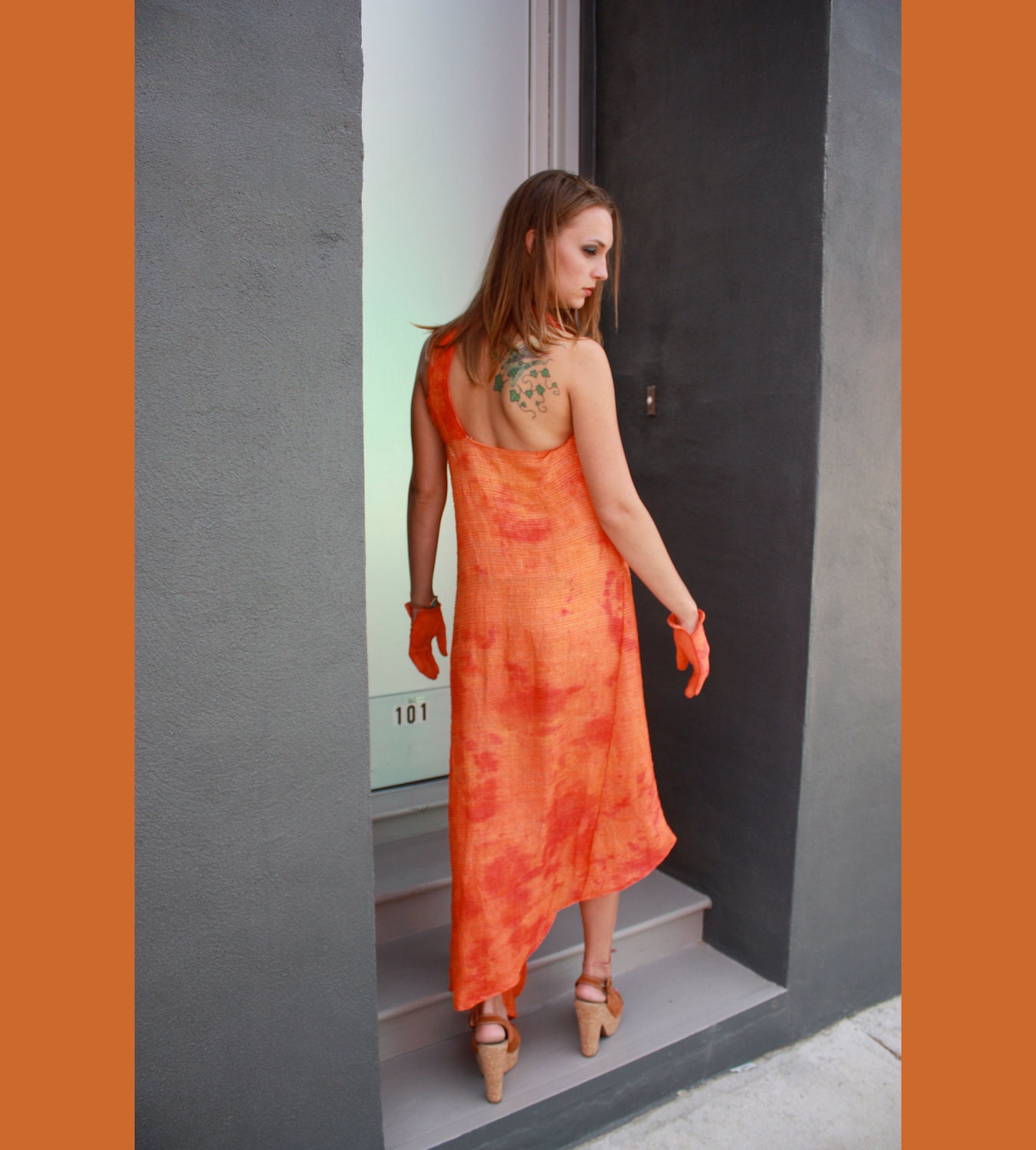 Naranja Fuego Dress