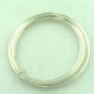 Sterling Silver Dead Soft Round 26 Gauge Wire- 5 Feet Roll