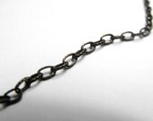 5 Feet Vintage Looking Antiqued Brass Textured Cable Chain 5X3mm Size Link Great Jewelry Supplies Free Domestic Shipping