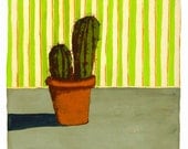 Cactus with Wallpaper (Limited Edition Print)