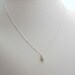Tiny Pearl Drop Necklace, YOU CHOOSE from 5 Colors