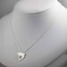 Great White Shark Silhouette Necklace in Silver