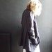 Long Dark Gray Linen Jacket