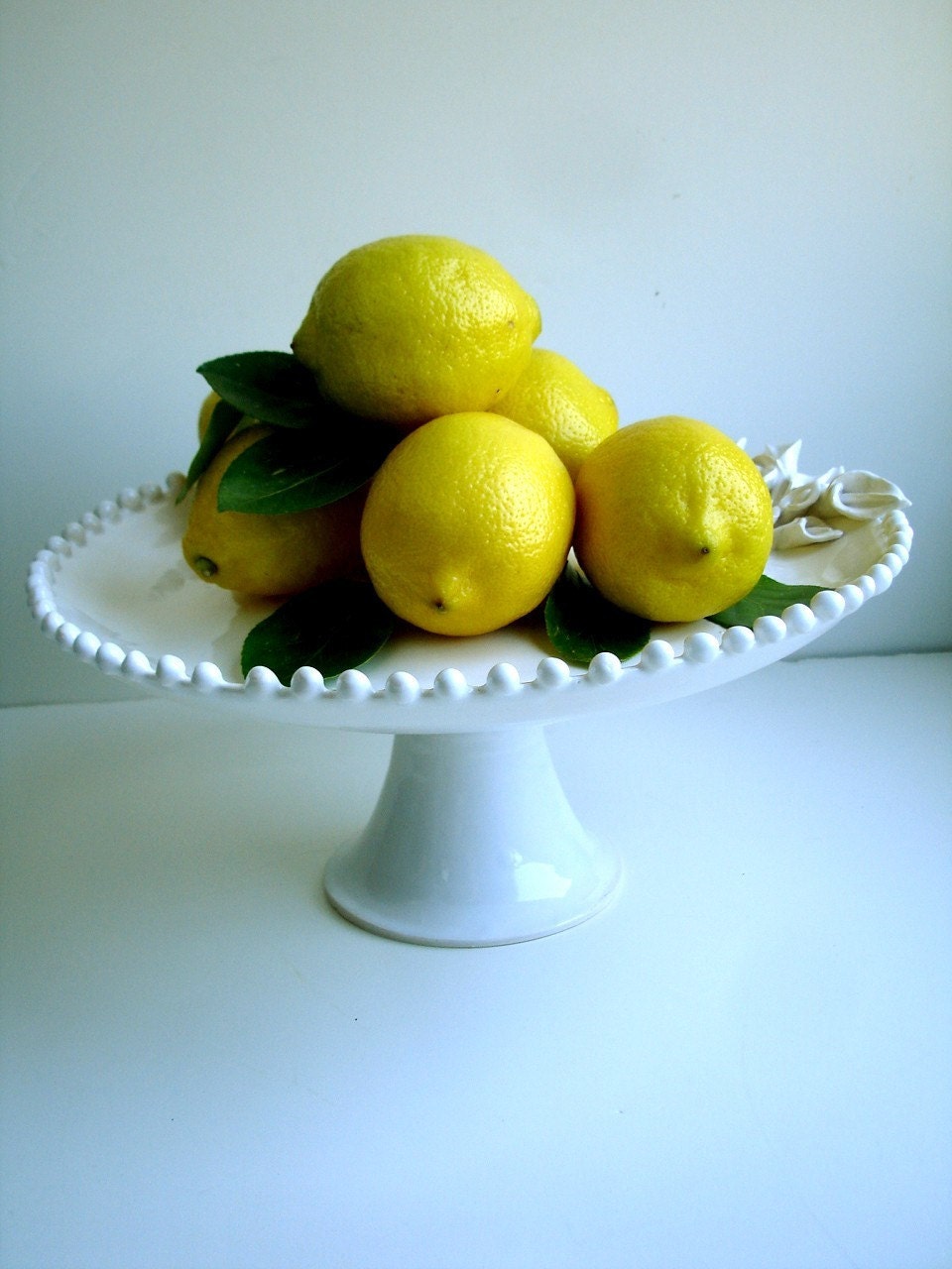 All Handmade White Cake Stand - MADE TO ORDER