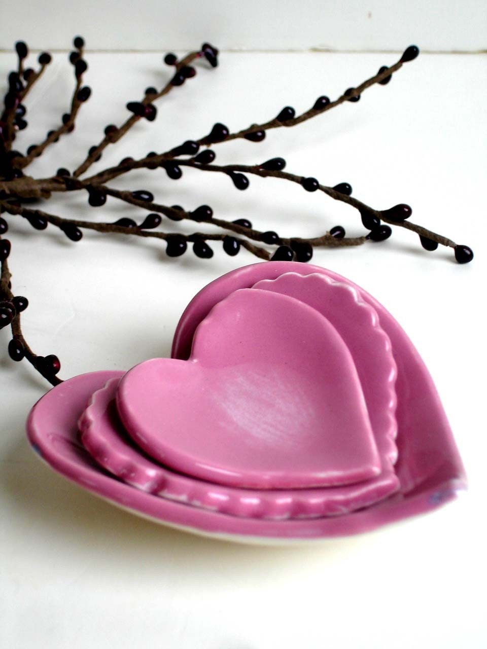 Valentine Hearth Nesting Set - Pink