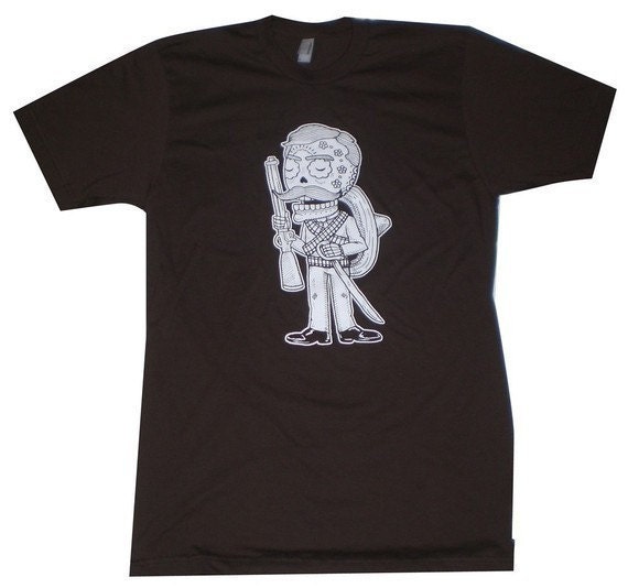 Zapata Calavera Men's T-Shirt Small, Medium, Large, XL in 6 Colors