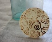 Dish / Shallow Small Bowl Plate / Rustic Handmade Handcrafted Polymer Clay