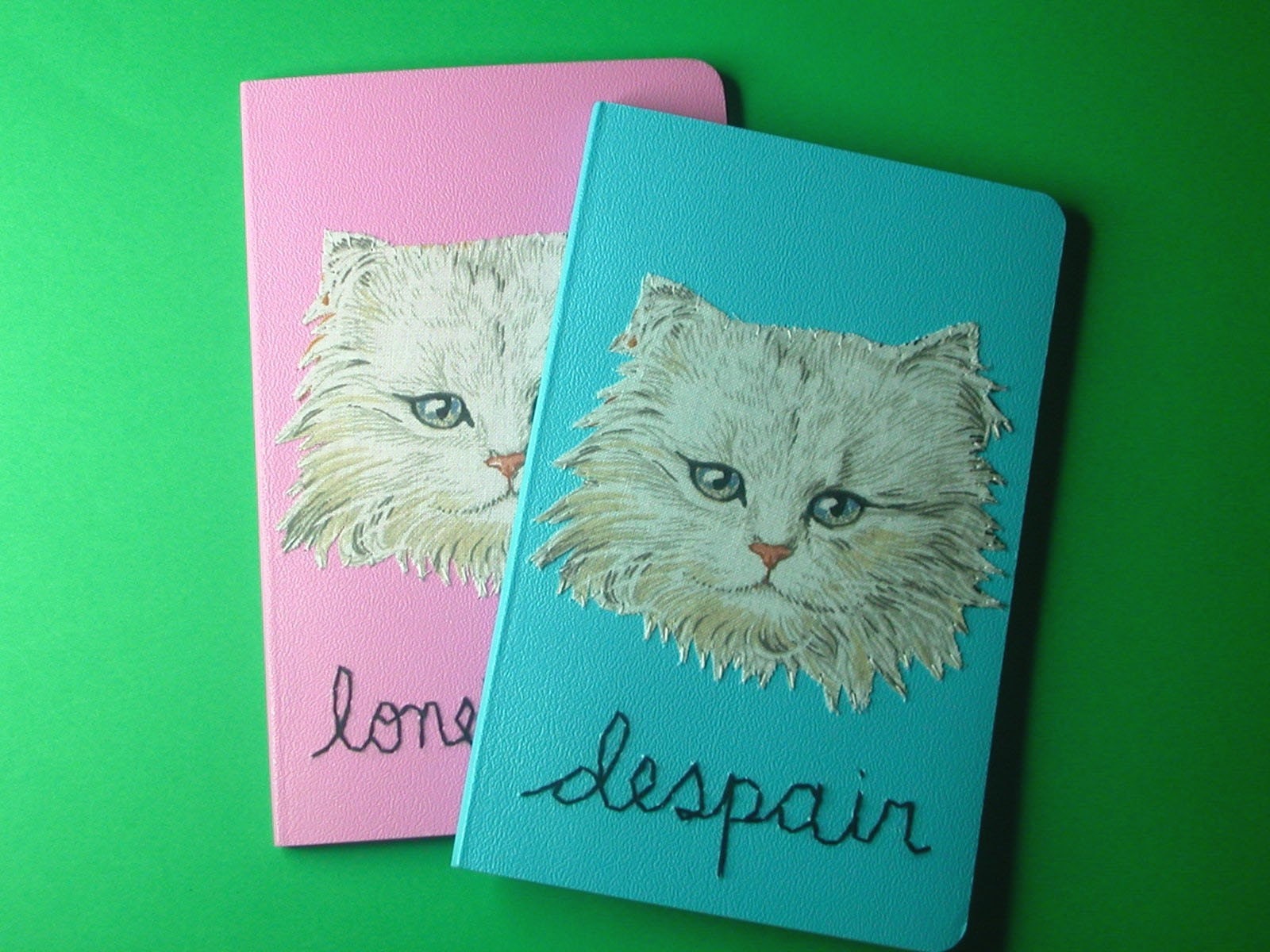 Bummer Kittens set of two pocket notebooks