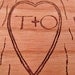 Wedding Guest Book - Carved Tree Design on Real Wood