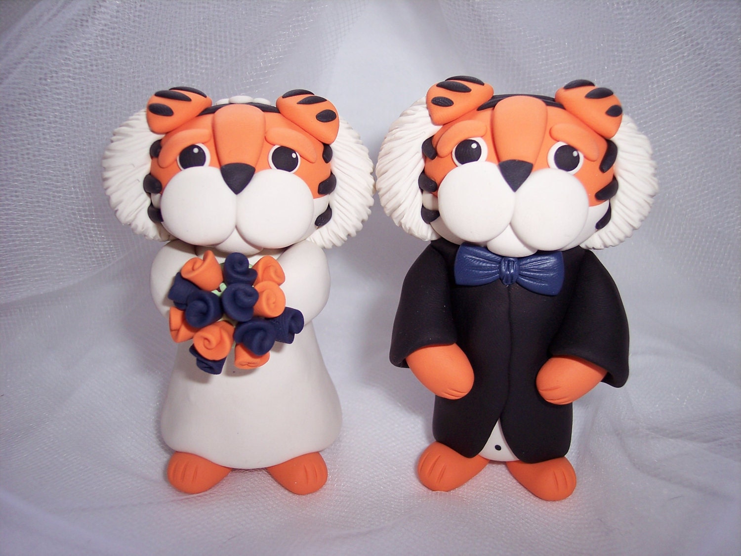 Auburn Wedding Cake Topper