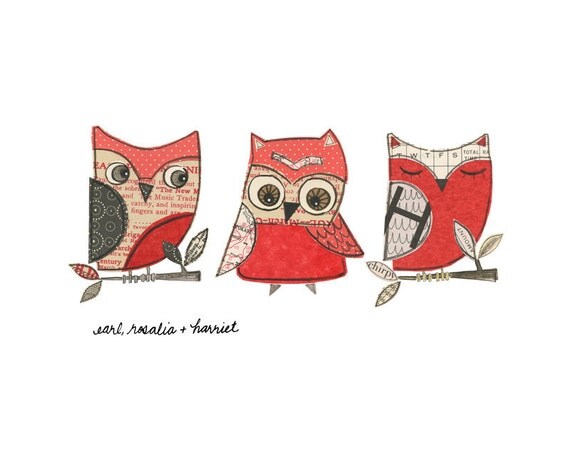 Earl, Rosalia and Harriet - giclee print