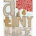 A Tiny Life No. 5 - 8x10 GICLEE PRINT typographic collage, house, Susan Black