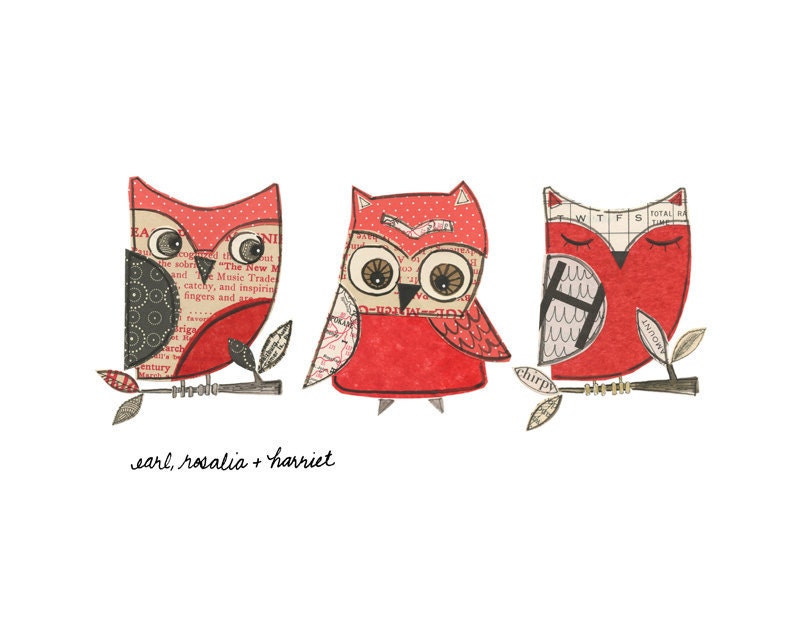 Earl, Rosalia and Harriet - giclee print