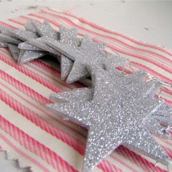 Twinkle Twinkle Glitter Stars. 10 Piece