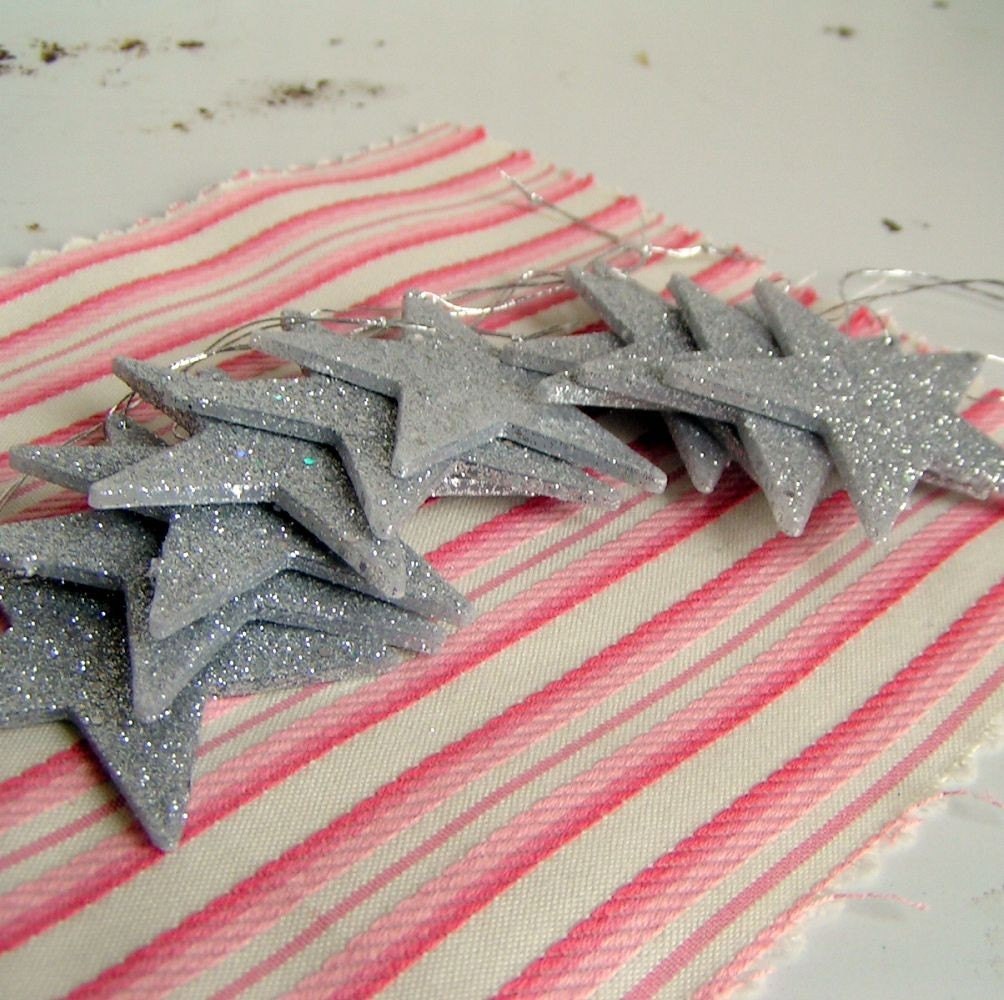 Twinkle Twinkle Glitter Stars. 10 Piece