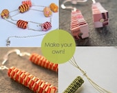 DIY woven paper beads tutorial - make your own woven paper beads - PDF