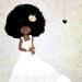 Dorothee Miss Mariage - digital art Print