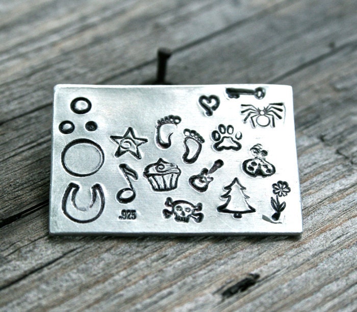 Guitar Pick - personalized ergonomic sterling silver design.