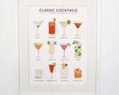 Classic Cocktails print
