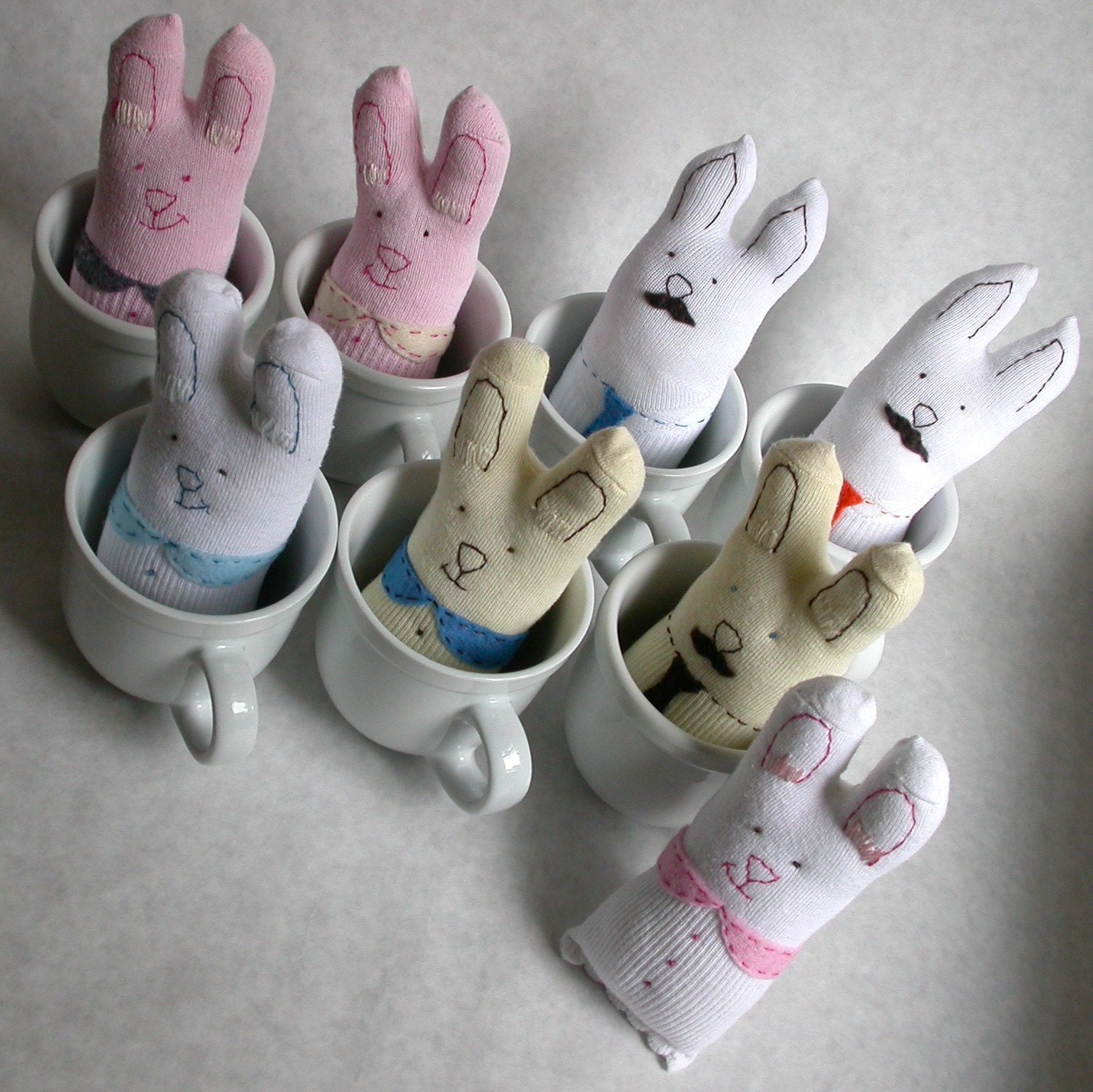 Bunnies Mickey and Maggie