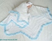 Baby Crochet Pattern Star Shawl Blanket Afghan Crochet Pattern DIGITAL DOWNLOAD 8