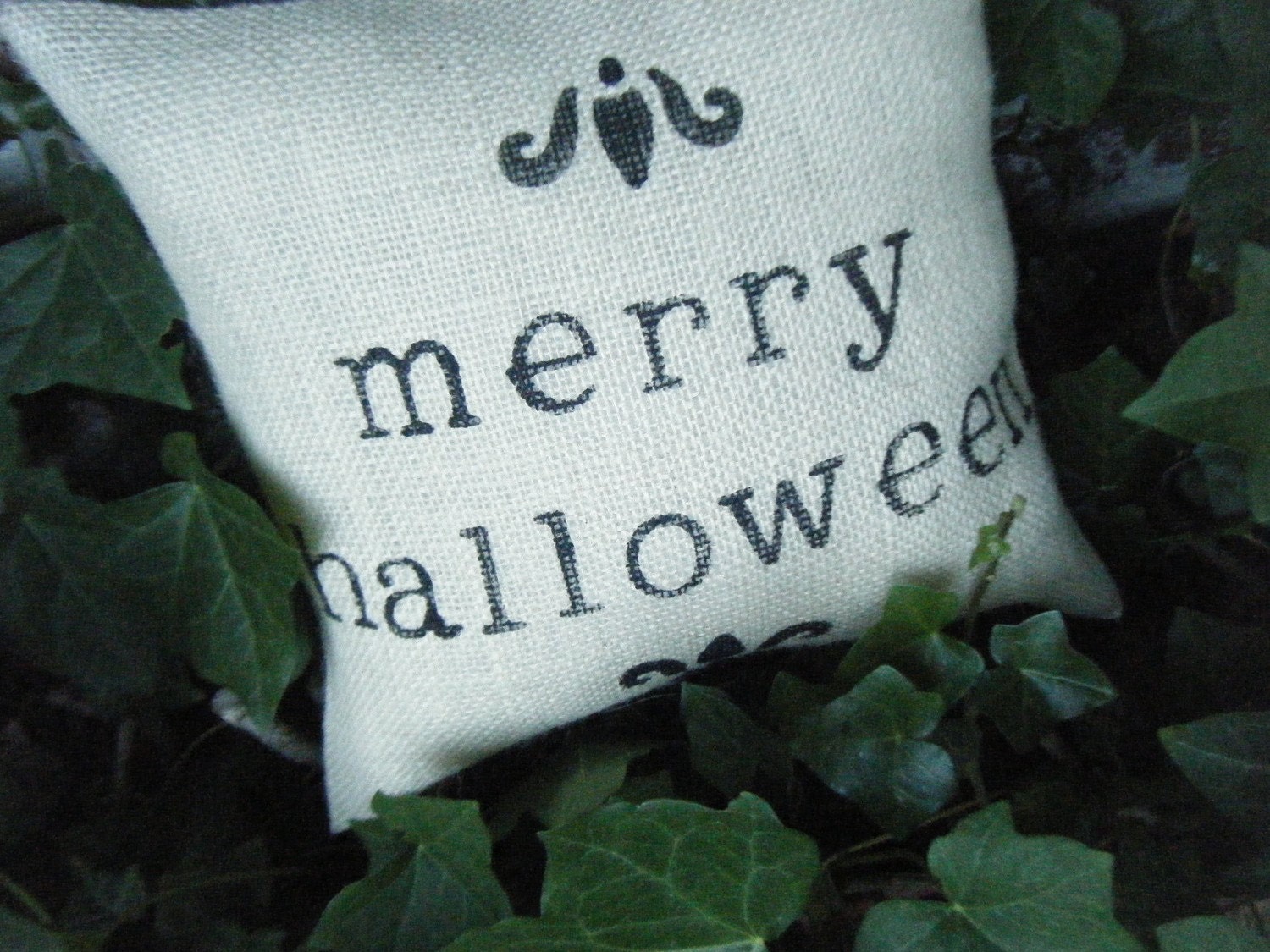 Elegant Halloween Collection Merry Halloween Pillow
