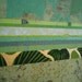 Around the Corner - Original Mixed Media Collage Art