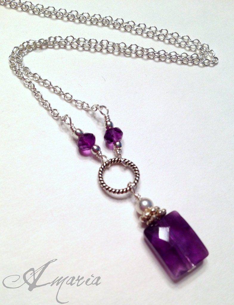 Amethyst necklace