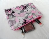 Zipperd Make Up Bag