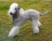 Custom Pet Portrait / Needle Felted Dog / Handmade Animal Sculpture / Lifelike Memorial / Poseable