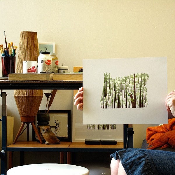 OREGON state print - second run