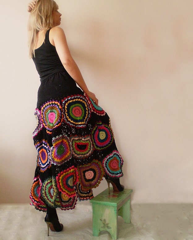 Long Gypsy Circle Skirt
